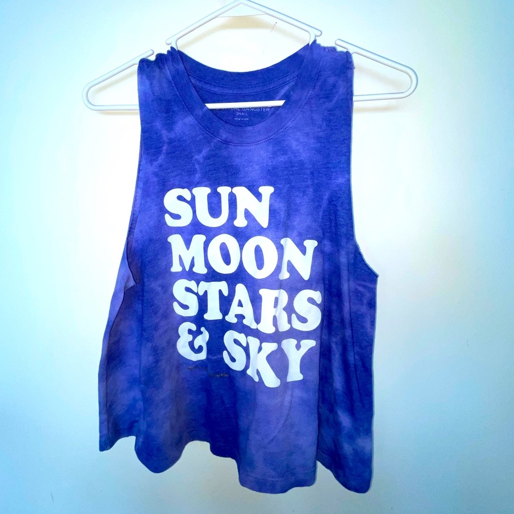 NWOT Spiritual Gangster - Sun Moon Stars Tank